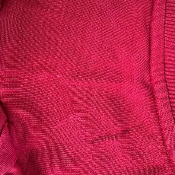 Hanna Andersson Red Ruffle Sweatshirt 150 / 12 Slight Fade - Picture 6 of 6